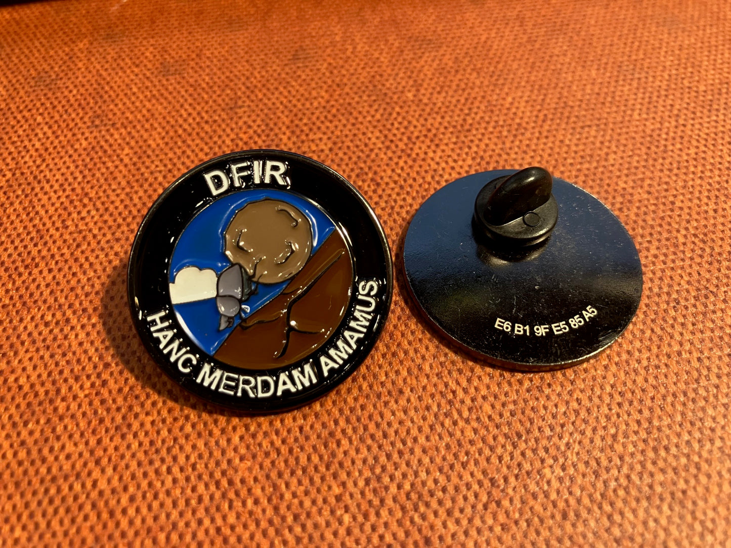 Myth of the  DFIR Dung Beetle Enamel Pin